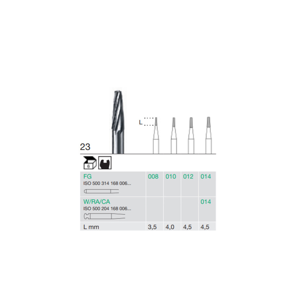 FREZA EXTRADURA PT. LABORATOR 23-009-H