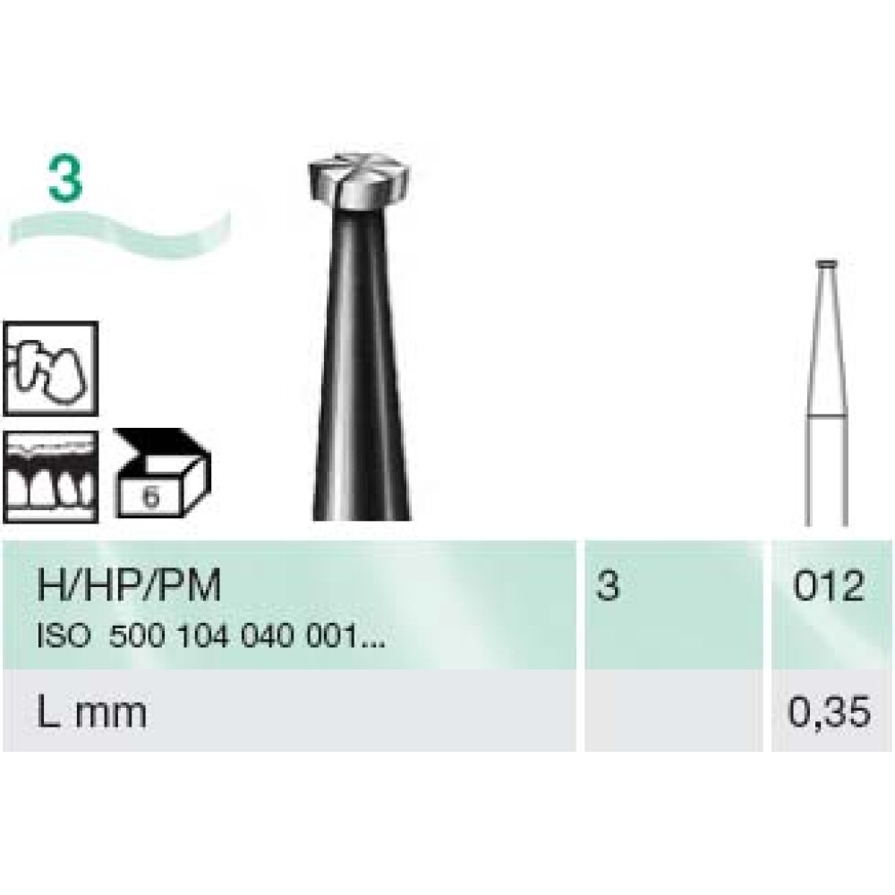 FREZA EXTRADURA PT. LABORATOR 3-012-H