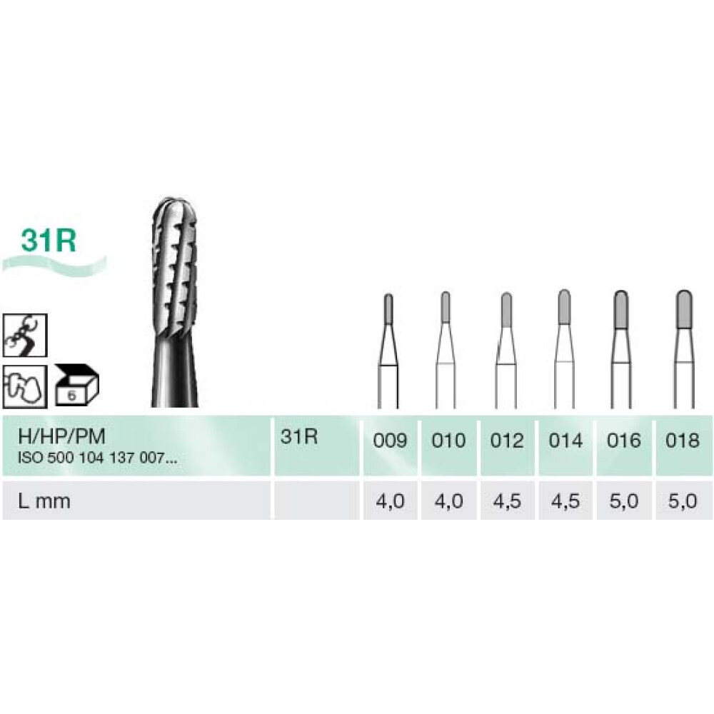 FREZA EXTRADURA PT. LABORATOR 31R-018-H