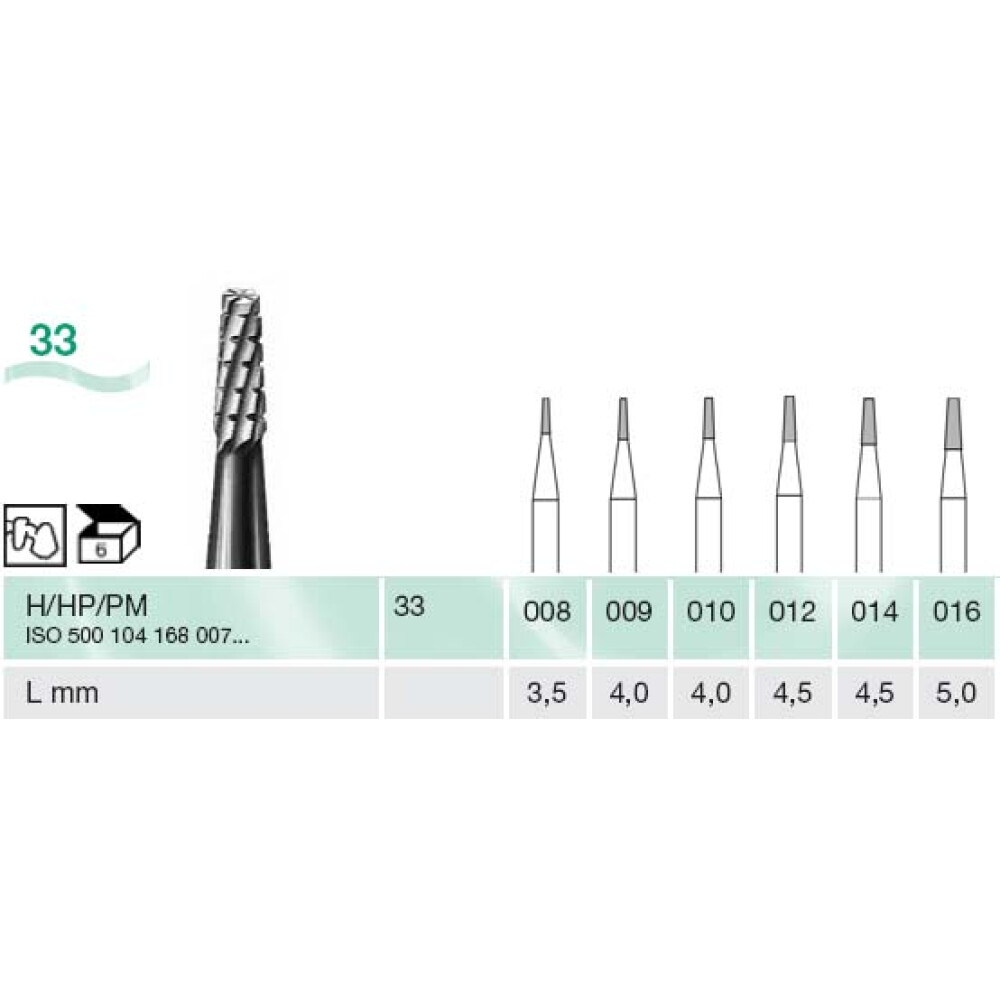 FREZA EXTRADURA PT. LABORATOR 33-010-H