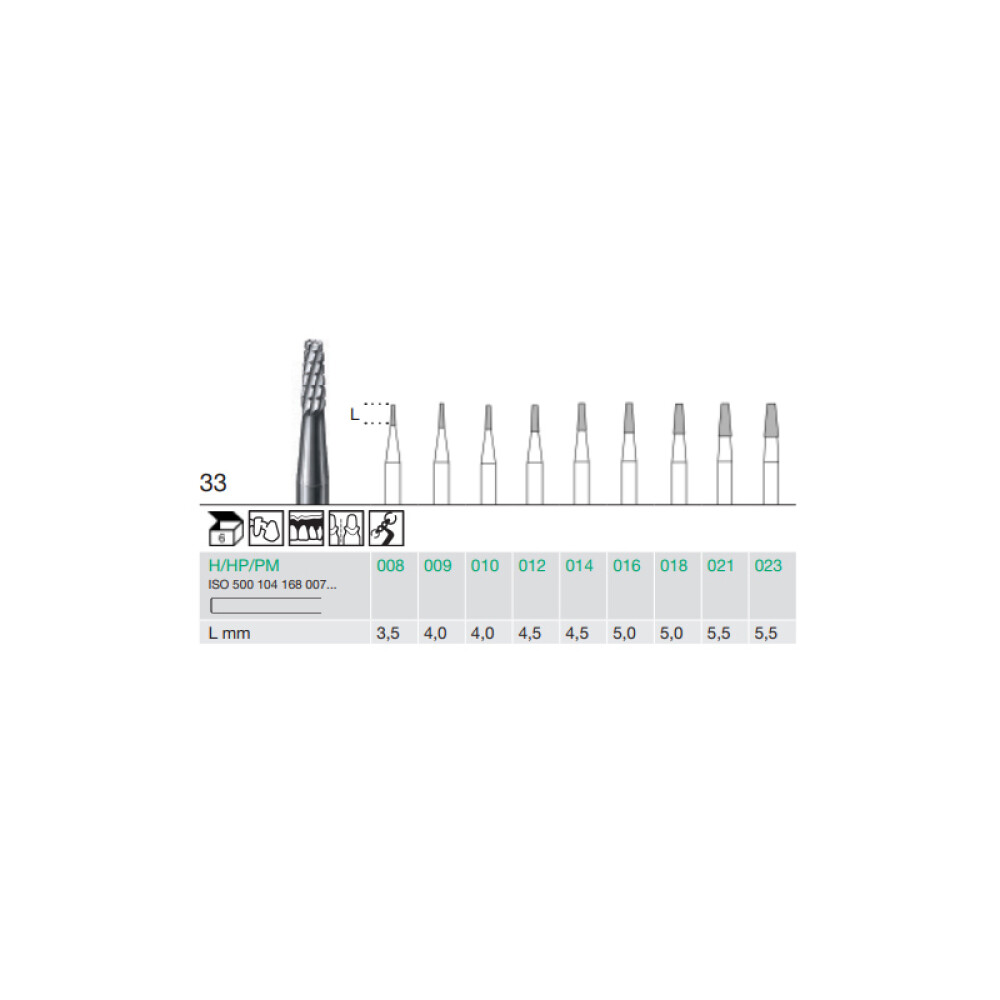 FREZA EXTRADURA  PT. LABORATOR 33-009