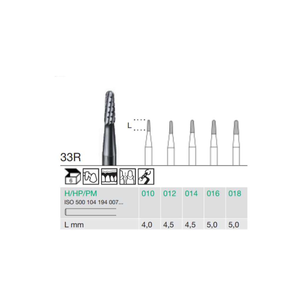 FREZA EXTRADURA  PT. LABORATOR 33R-010