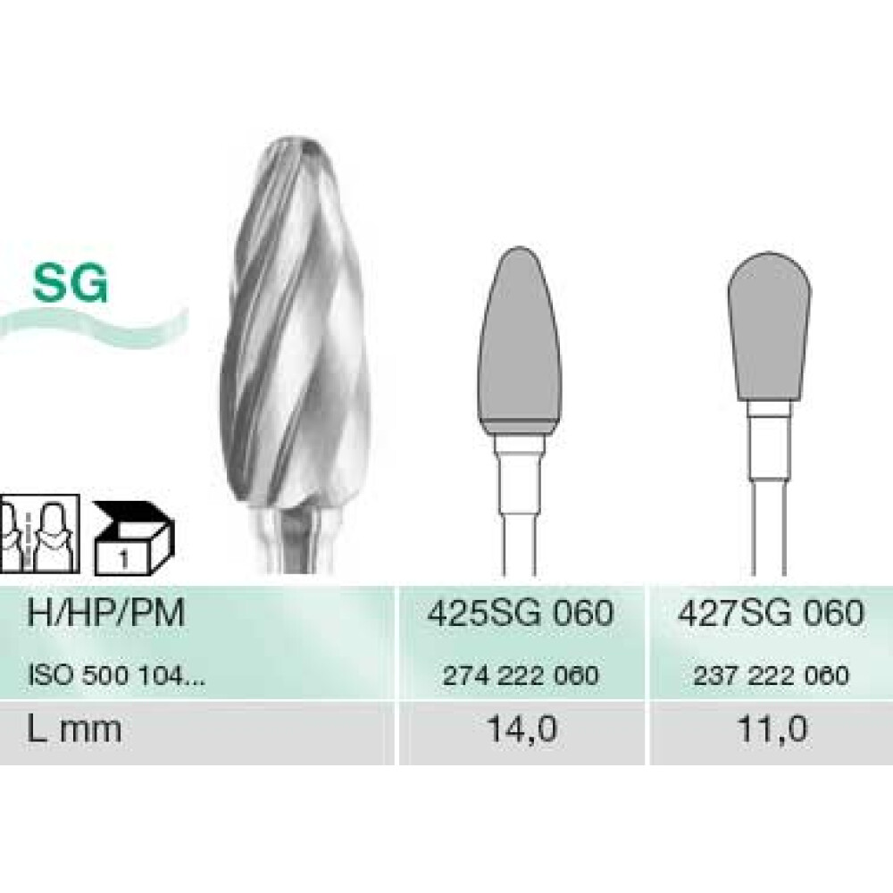 FREZA EXTRADURA PT. LABORATOR 427SG-060-H