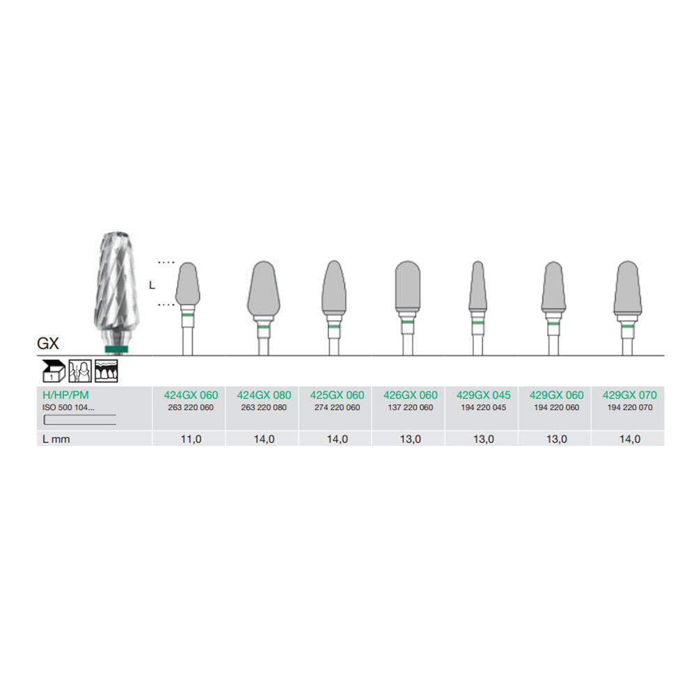 Freza extradura 425GX-060-H