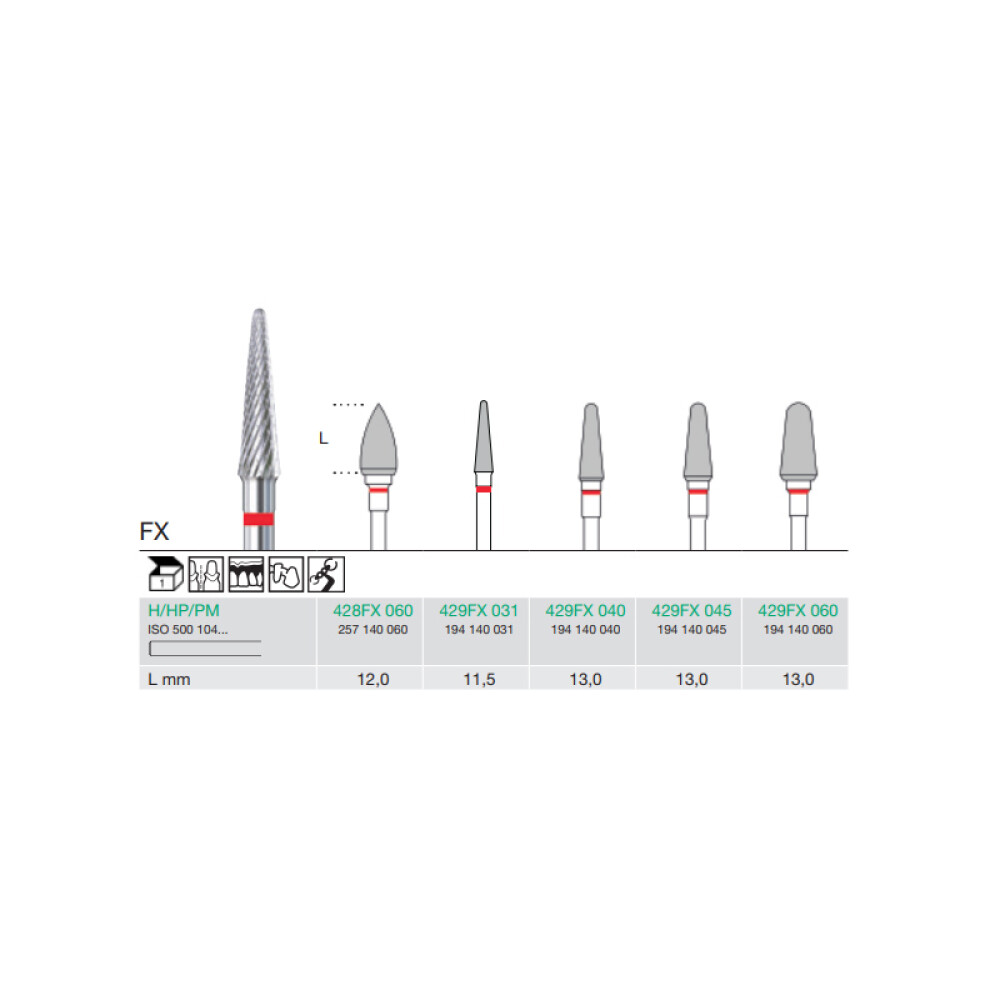 FREZA EXTRADURA PT. LABORATOR 428X-023