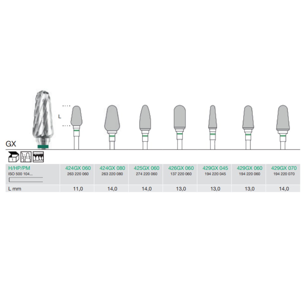 FREZA EXTRADURA  PT. LABORATOR 429GX-060-H