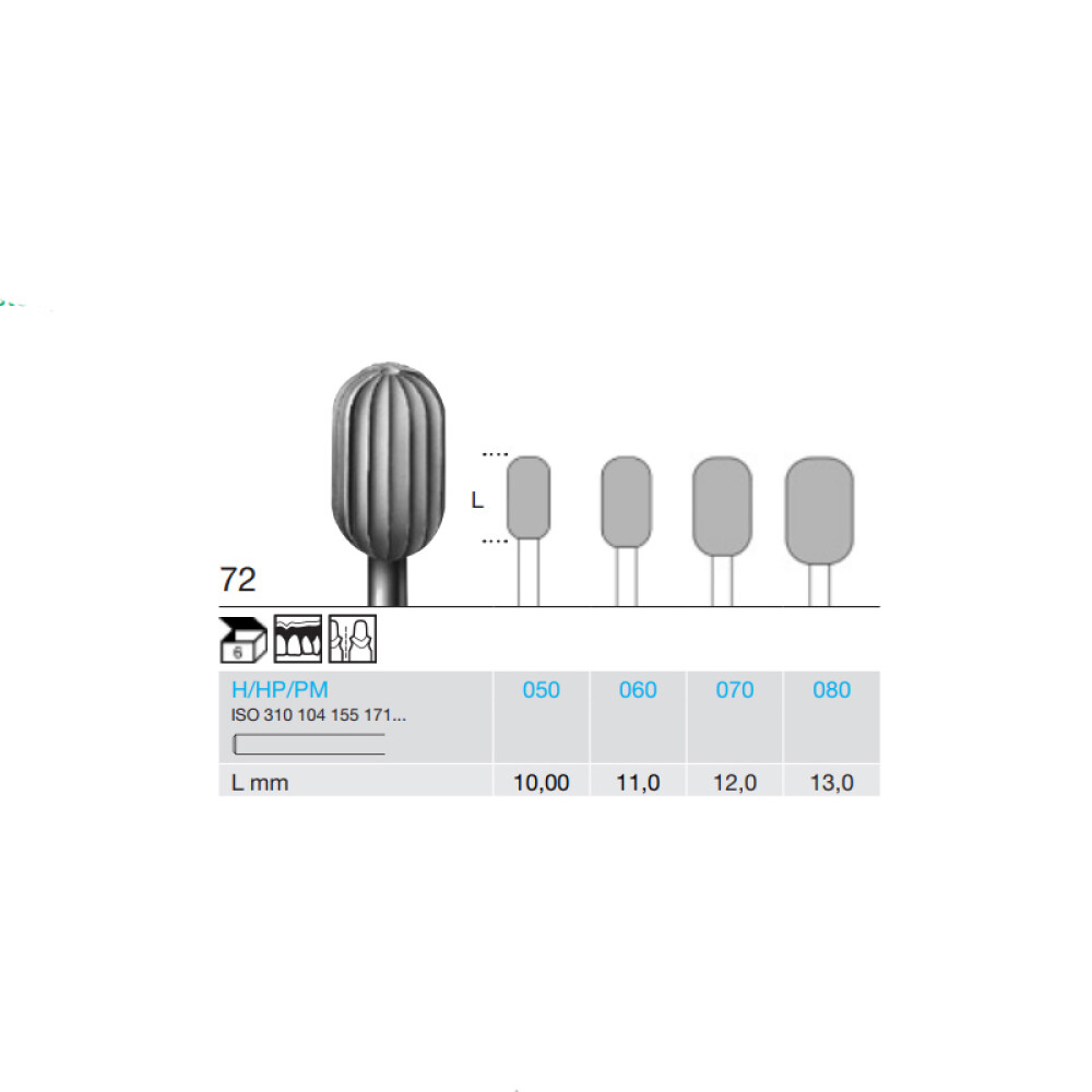 FREZA EXTRADURA PT. LABORATOR 72-050
