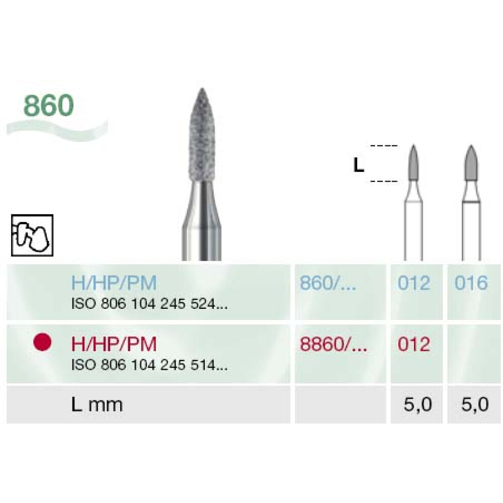 FREZA DIAMANTATA PT. LABORATOR 8860-012