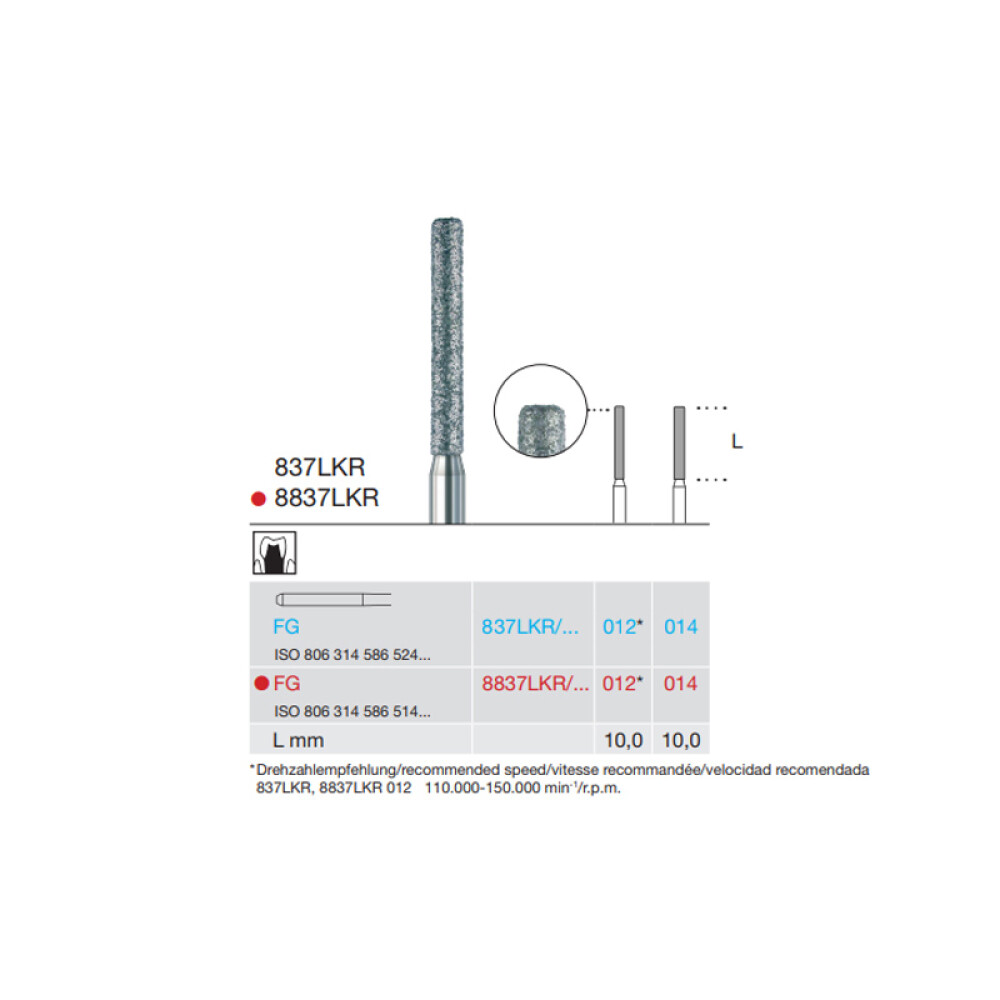 FREZA DIAMANTATA- 837LKR-012-FG BUSCH