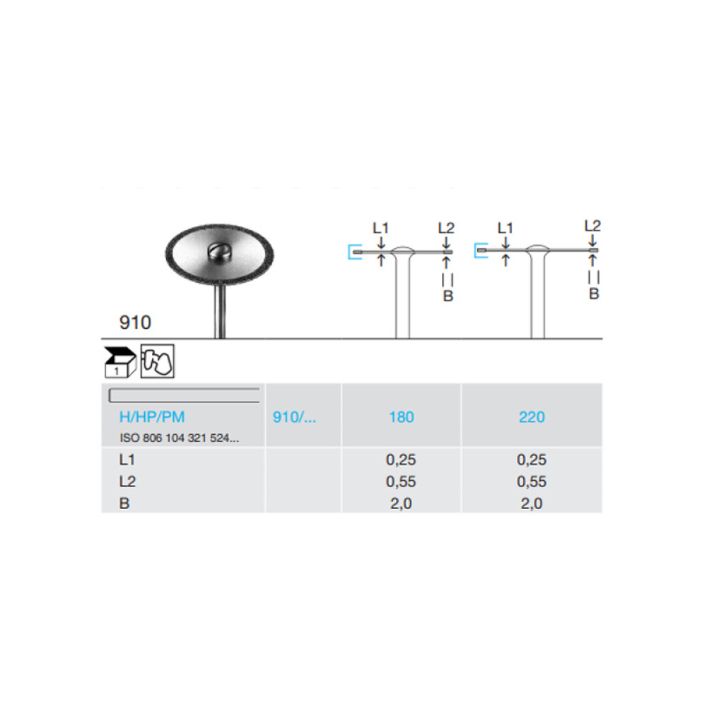 DISC DIAMANTAT PT. LABORATOR 910-220