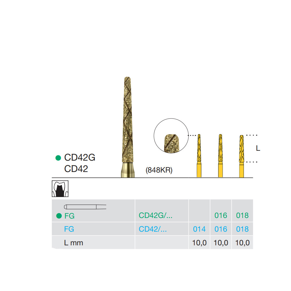 FREZA DIAMANTATA - CD42G-016-FG BUSCH