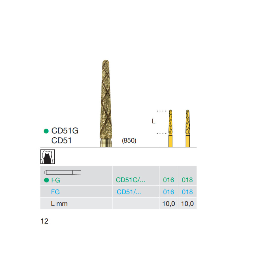 FREZA DIAMANTATA - CD51G-018-FG BUSCH