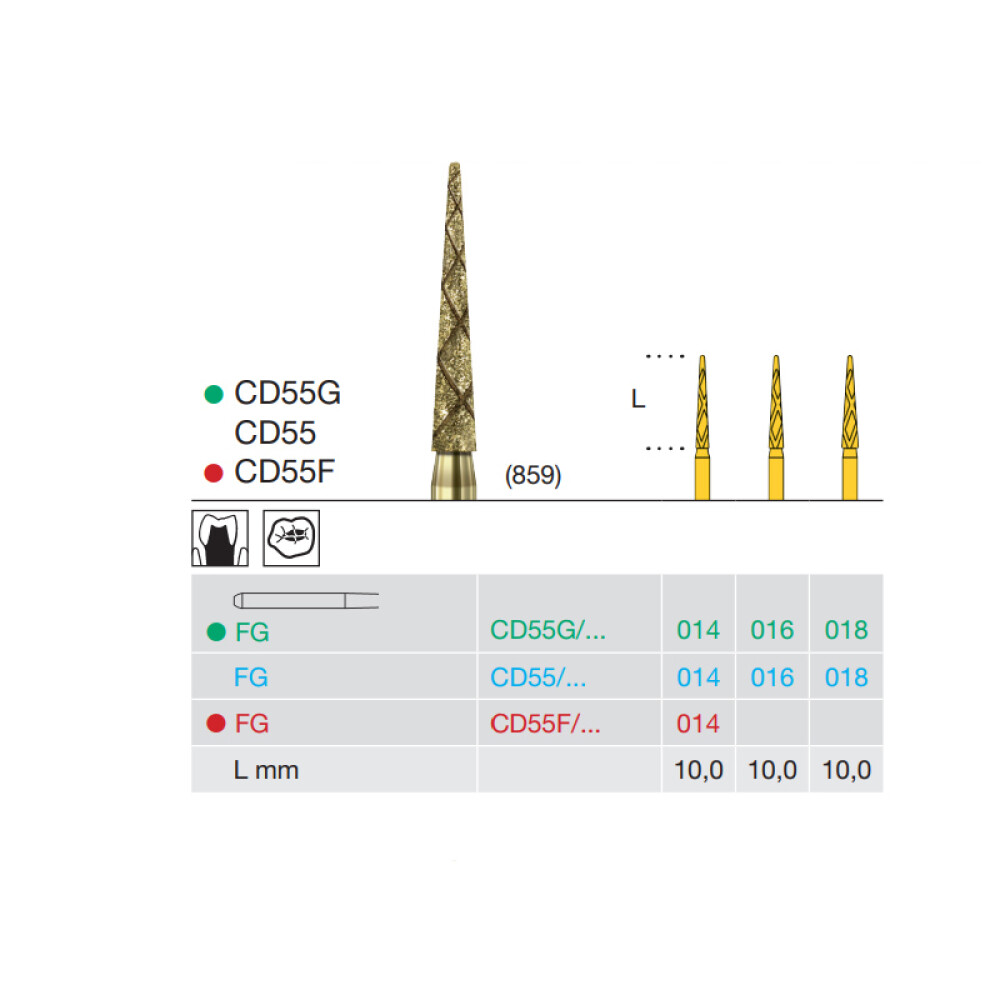 FREZE DIAMANTATE - CD55F-014
