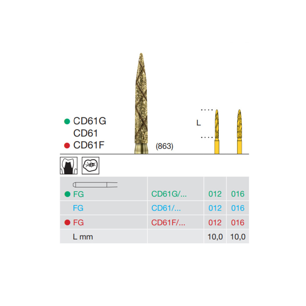FREZE DIAMANTATE - CD61G-016