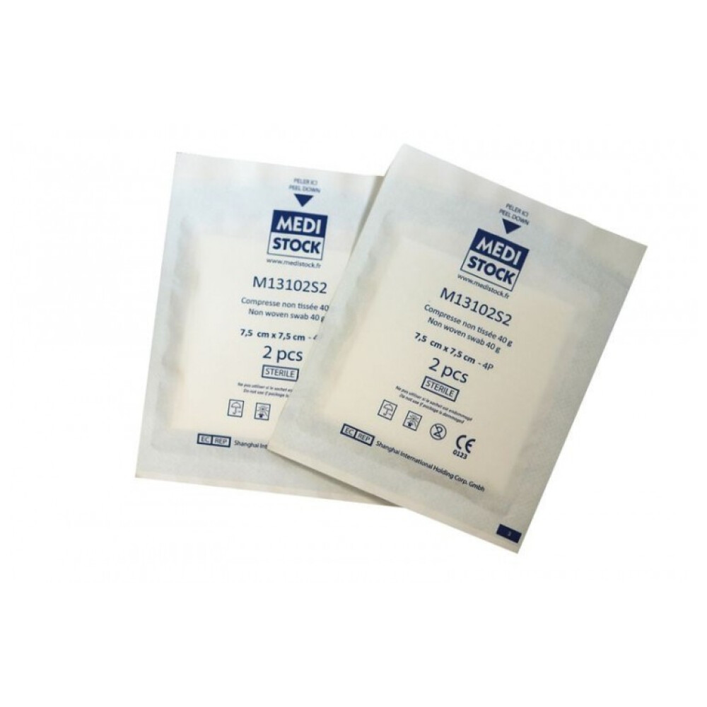 COMPRESE NETESUT STERILE 7.5x7.5 CM-MEDISTOCK M13102S2