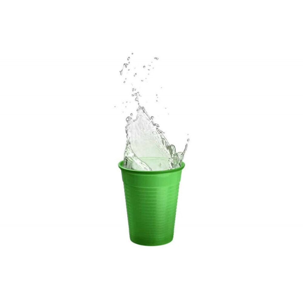 PAHARE PLASTIC 180ML VERZI AKZENTA
