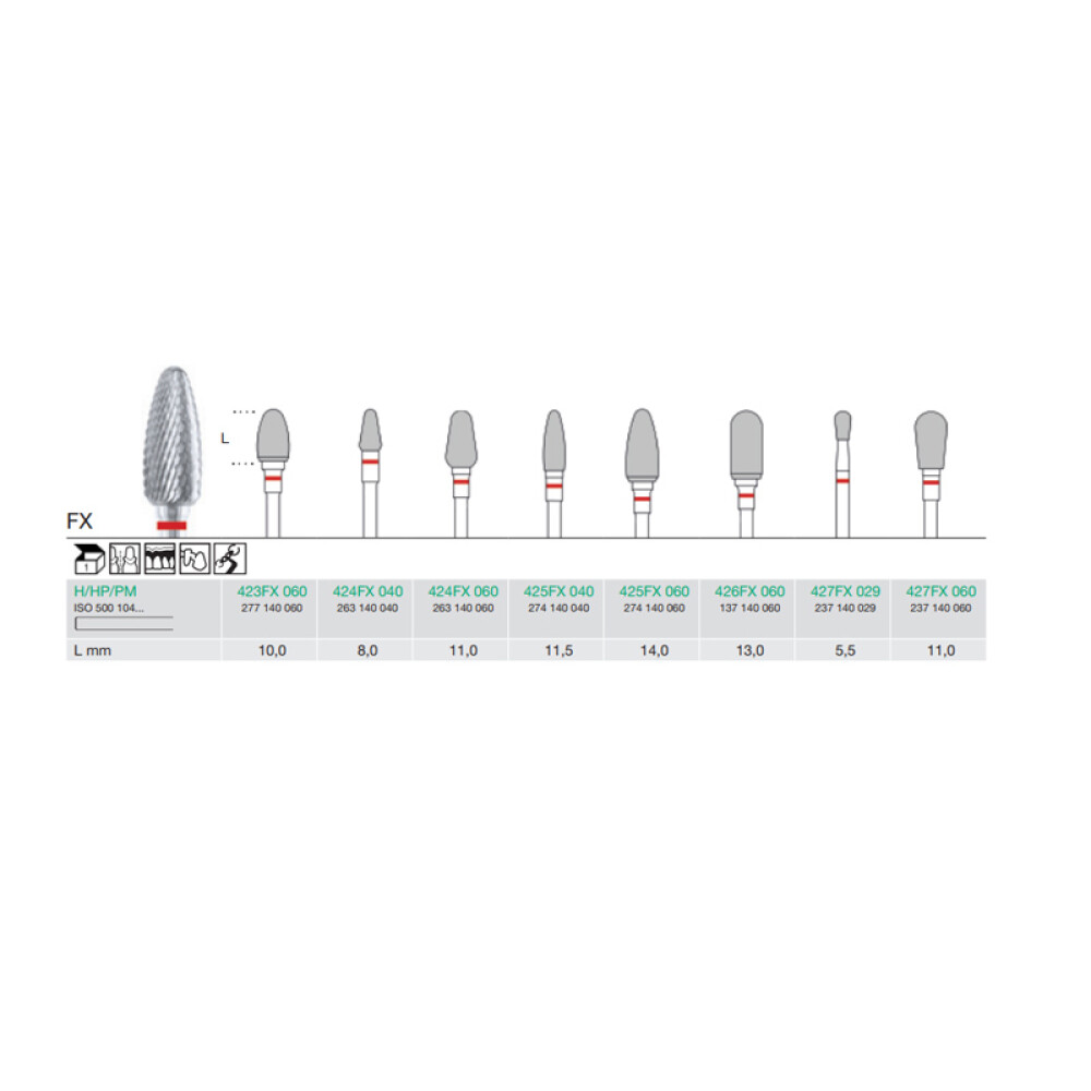 FREZA EXTRADURA PT.LABORATOR 425FX-040