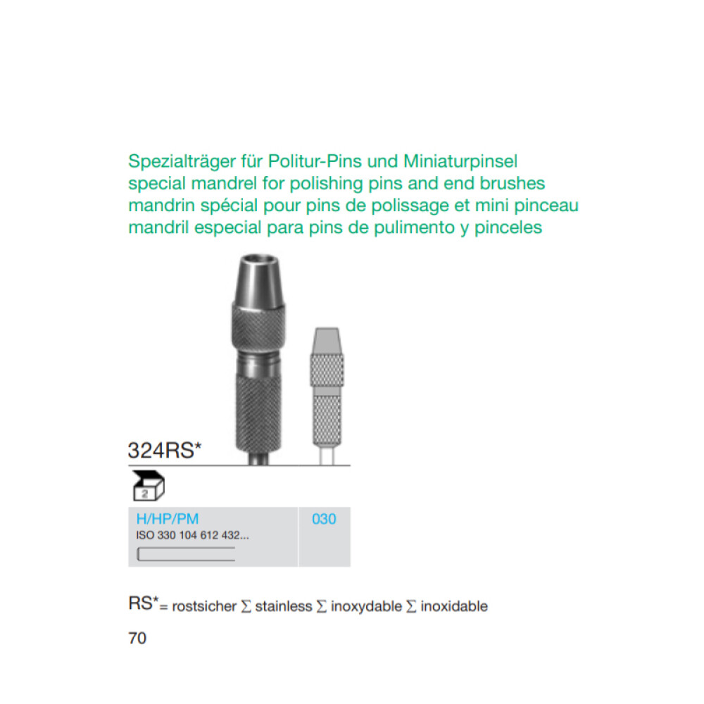 MANDRINA 324RS-030-H