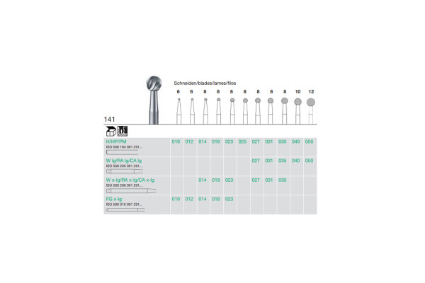 FREZA EXTRADURA CHIRURGIE-141-035-W-XLG