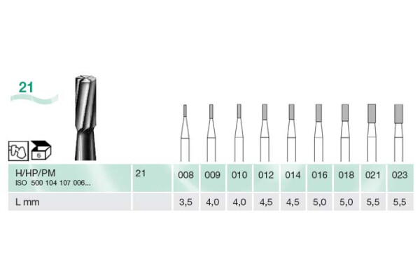 FREZA EXTRADURA PT. LABORATOR 21-010-H