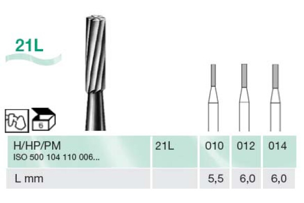 FREZA EXTRADURA PT. LABORATOR 21L-012-H