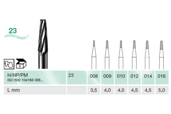 FREZA EXTRADURA PT. LABORATOR 23-018-H