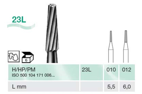 FREZA EXTRADURA PT. LABORATOR 23L-010-H