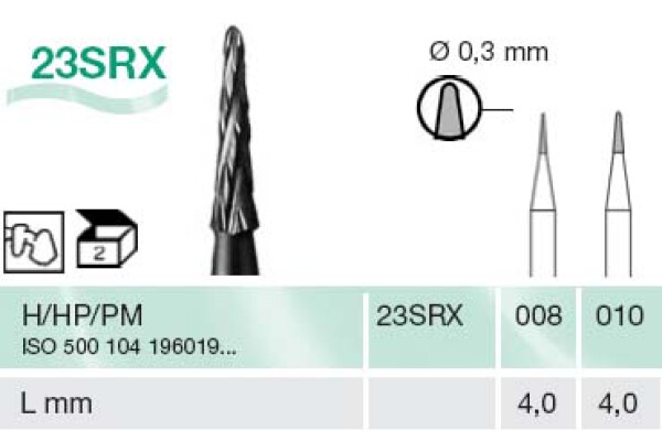 FREZA EXTRADURA PT. LABORATOR 23SRX-010-H