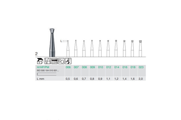 FREZA EXTRADURA PT. LABORATOR 2-012-H