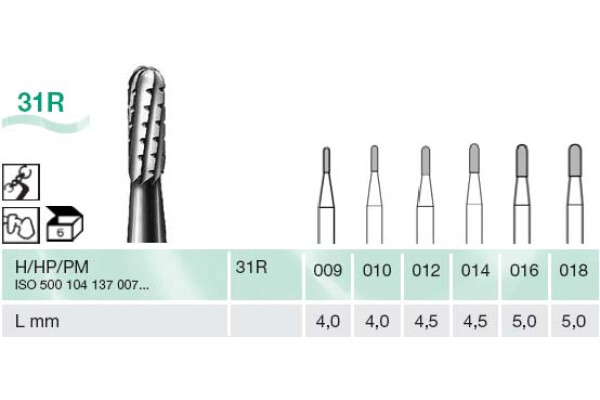 FREZA EXTRADURA PT. LABORATOR 31R-016-H