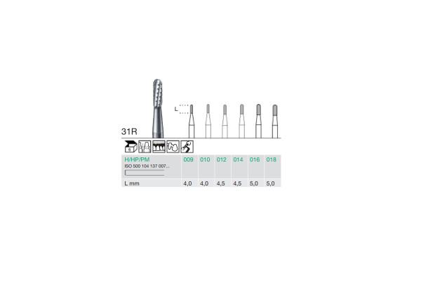 FREZA EXTRADURA  PT. LABORATOR 31R-010