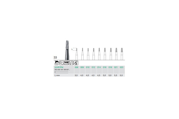 FREZA EXTRADURA  PT. LABORATOR 33-023