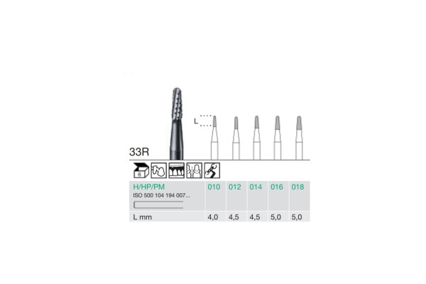 FREZA EXTRADURA  PT. LABORATOR 33R-010