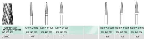 FREZA EXTRADURA PT. LABORATOR 408RFX-6