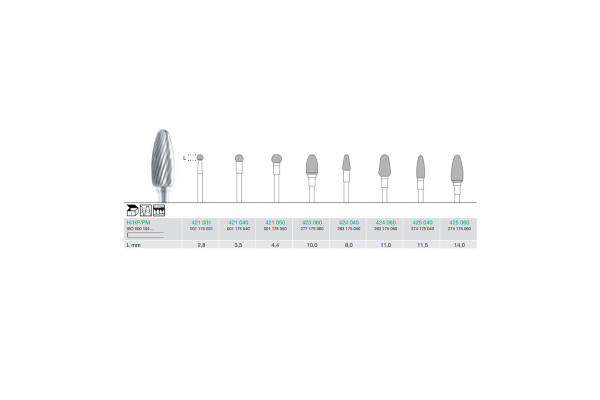 FREZA EXTRADURA  PT. LABORATOR 423-060