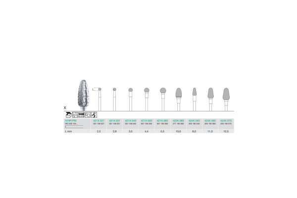FREZA EXTRADURA PT. LABORATOR 424X-040-H (19%)