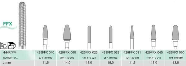 FREZA EXTRADURA PT. LABORATOR 426FFX-023-H