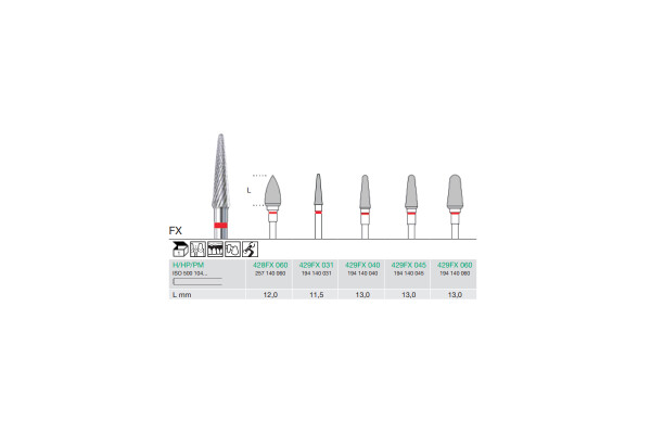 FREZA EXTRADURA PT. LABORATOR 428FX-060