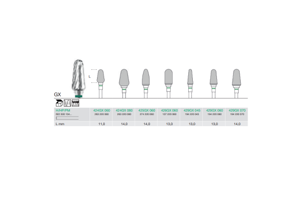 FREZA EXTRADURA  PT. LABORATOR 429GX-060-H