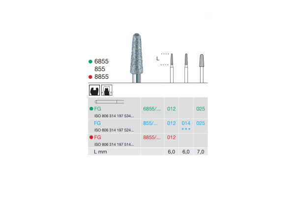 FREZA DIAMANTATA - 6855-012-FG BUSCH