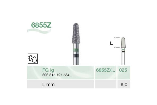 FREZA DIAMANTATA ZIRCON-6855Z-025-FGLG