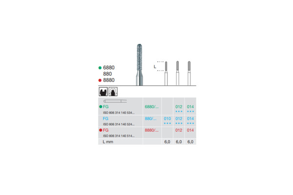 FREZA DIAMANTATA - 6880-014-FG BUSCH
