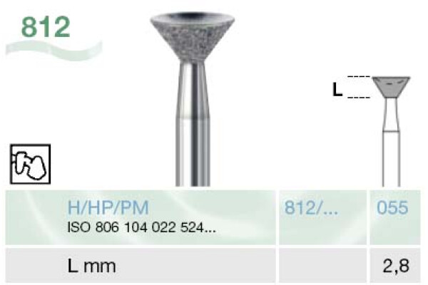 FREZA DIAMANTATA PT. LABORATOR 812-055