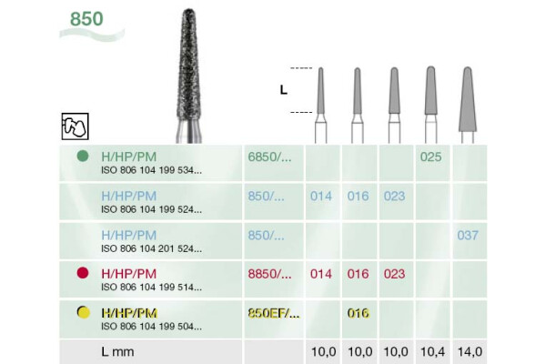 FREZA DIAMANTATA PT. LABORATOR 850EF-016