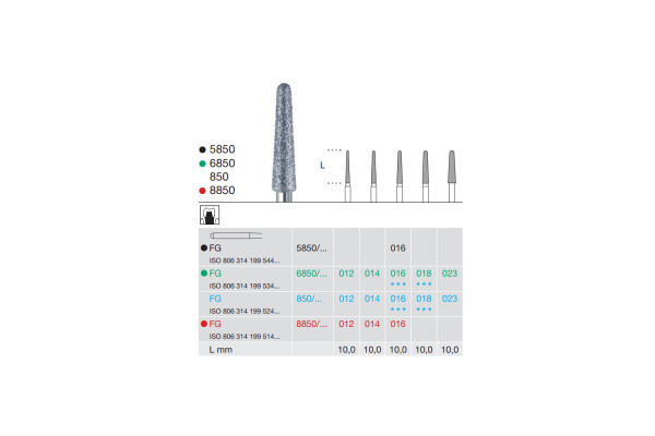 FREZA DIAMANTATA PT. LABORATOR 850-023