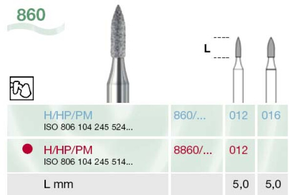 FREZA DIAMANTATA PT. LABORATOR 8860-012