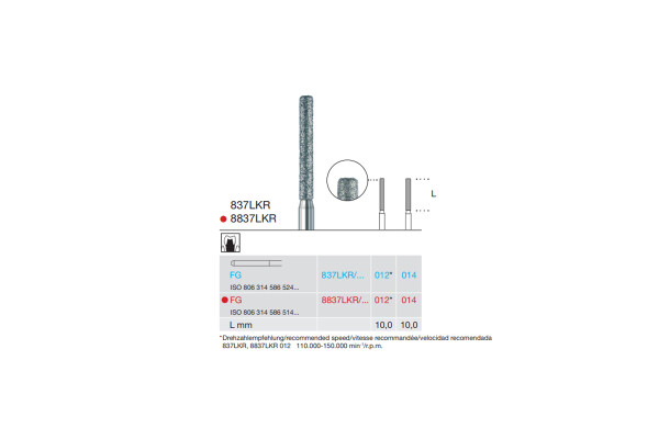 FREZA DIAMANTATA- 837LKR-012-FG BUSCH