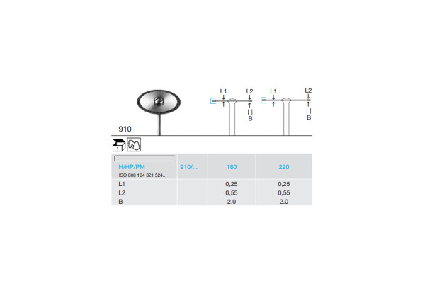 DISC DIAMANTAT PT. LABORATOR 910-180