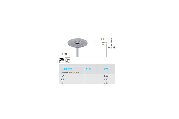 DISC DIAMANTAT PT. LABORATOR 916-220