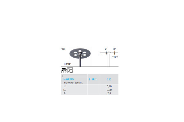 DISC DIAMANTAT PT. LABORATOR 919P-220-H